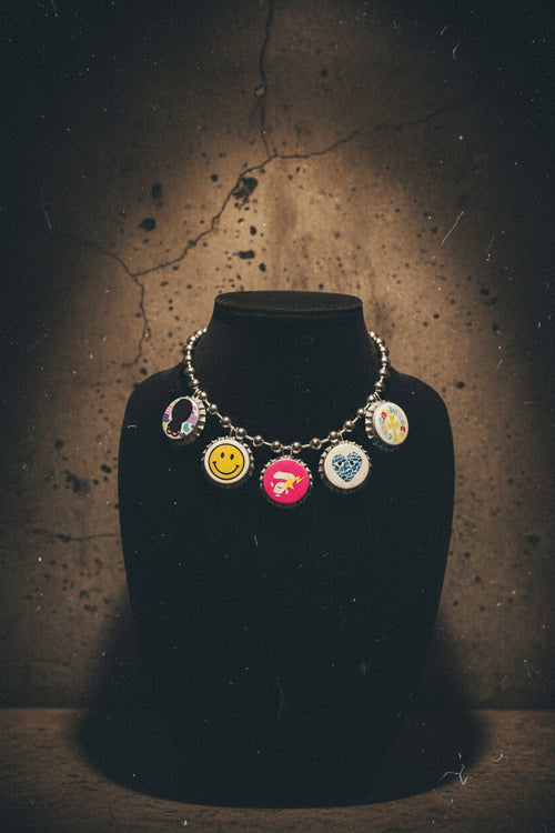 Upcycled Bottle Cap Necklace