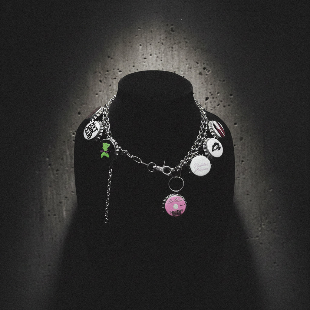 Upcycled Bottle Cap Necklace
