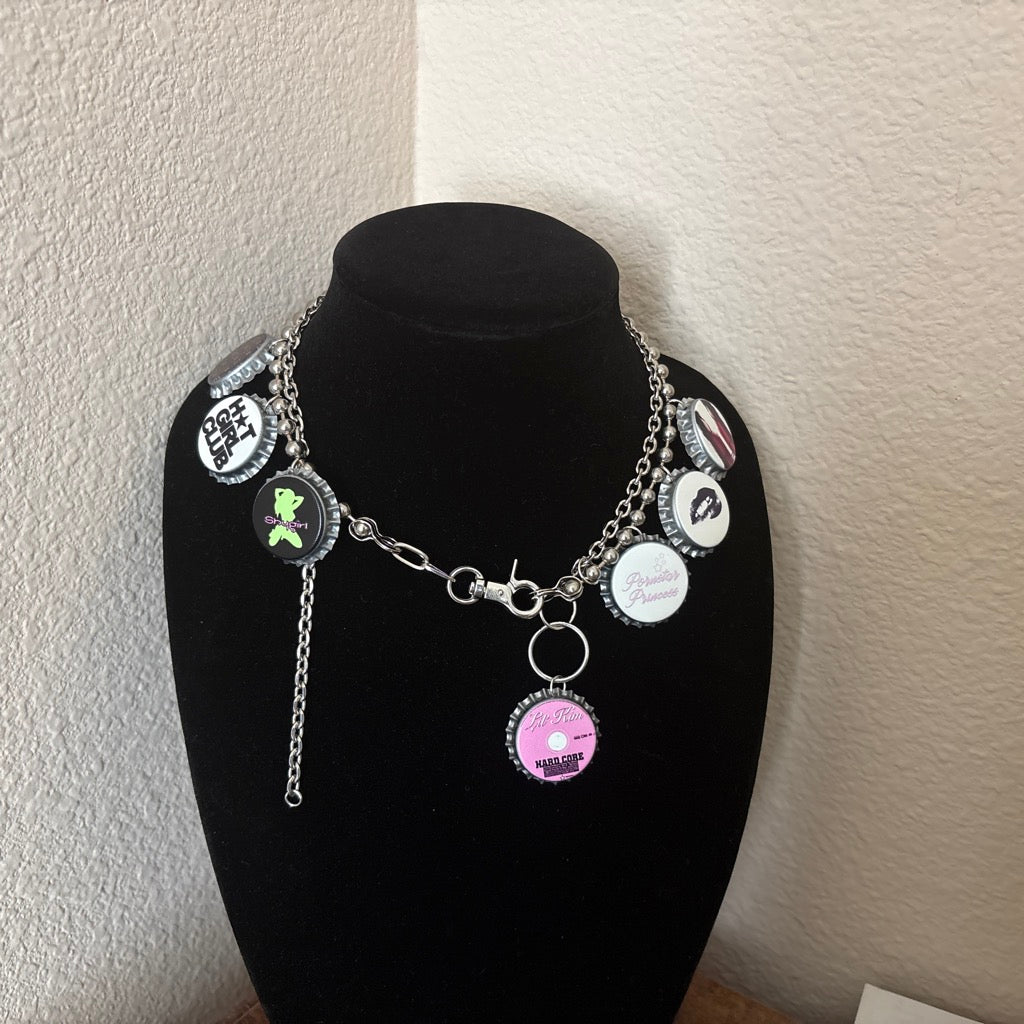 Upcycled Bottle Cap Necklace